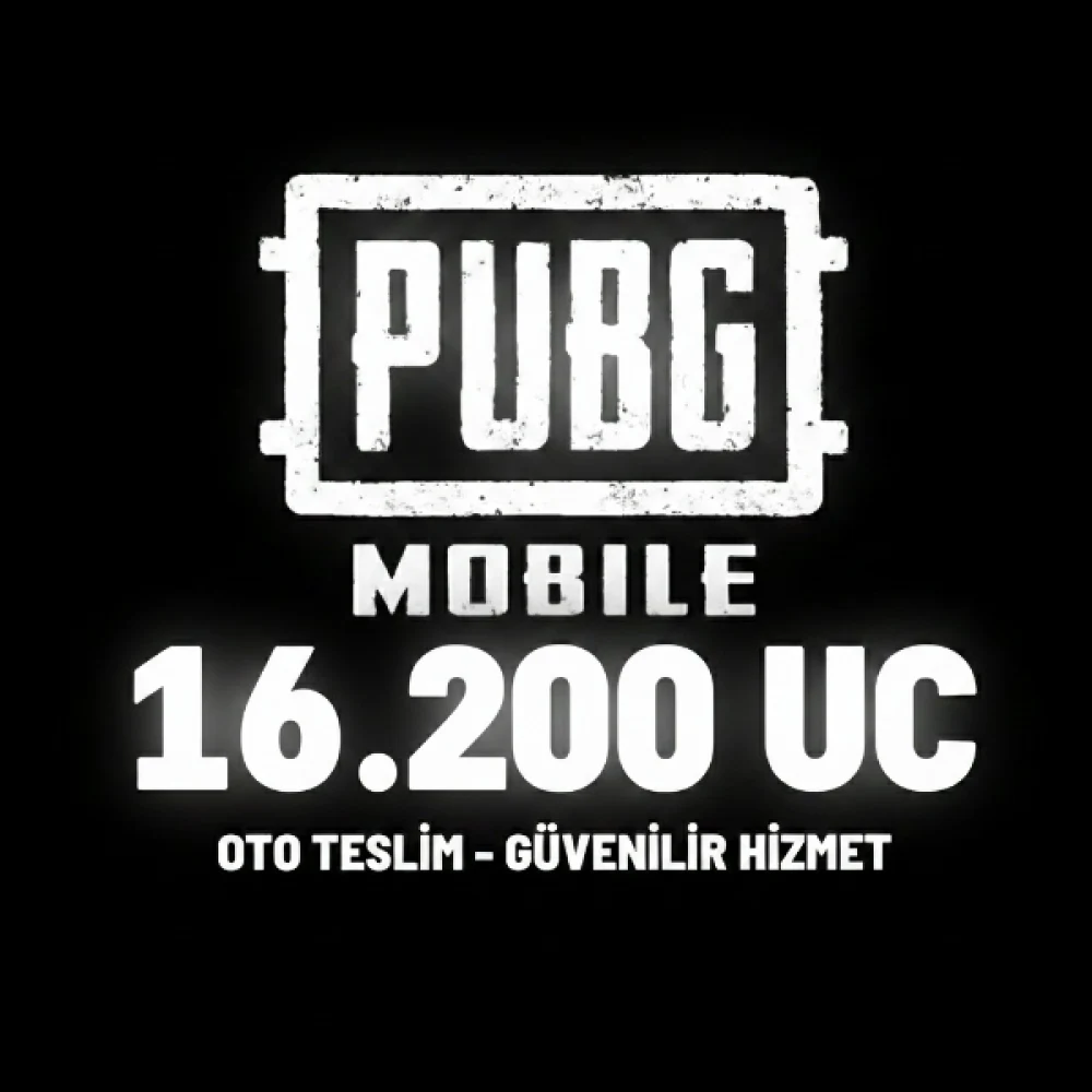 Pubg Mobile 16200 UC (TR-Global) Sürpriz Paket