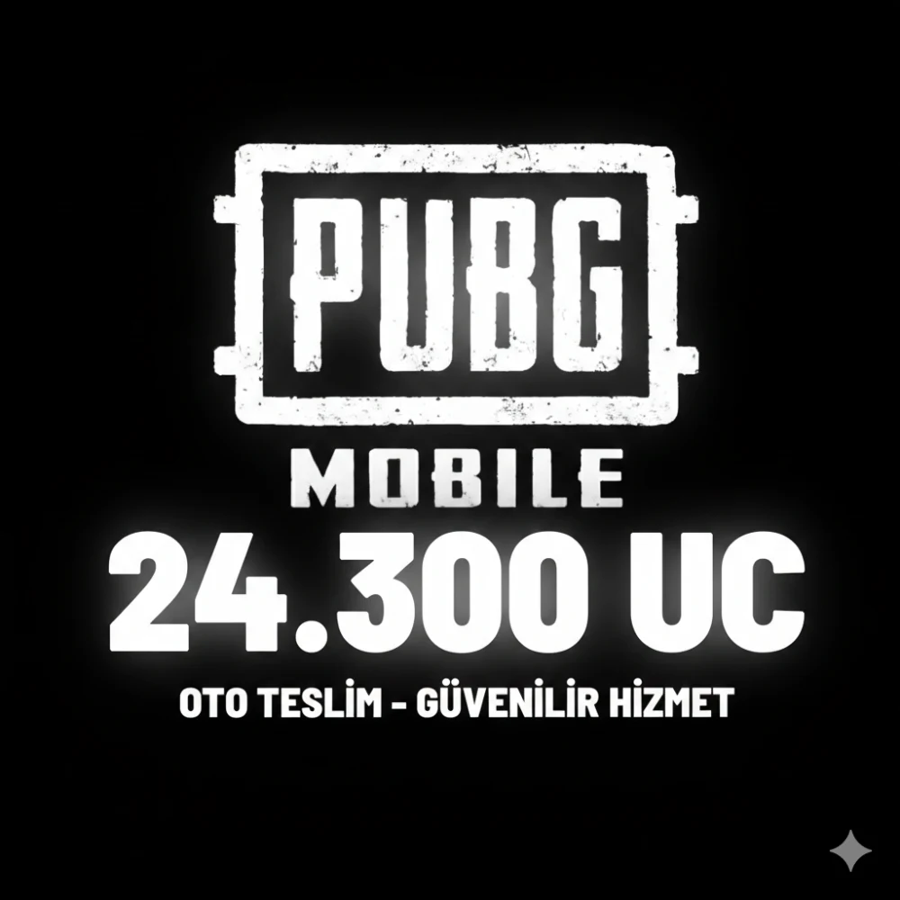 Pubg Mobile 24300 UC (TR-Global) Sürpriz Paket