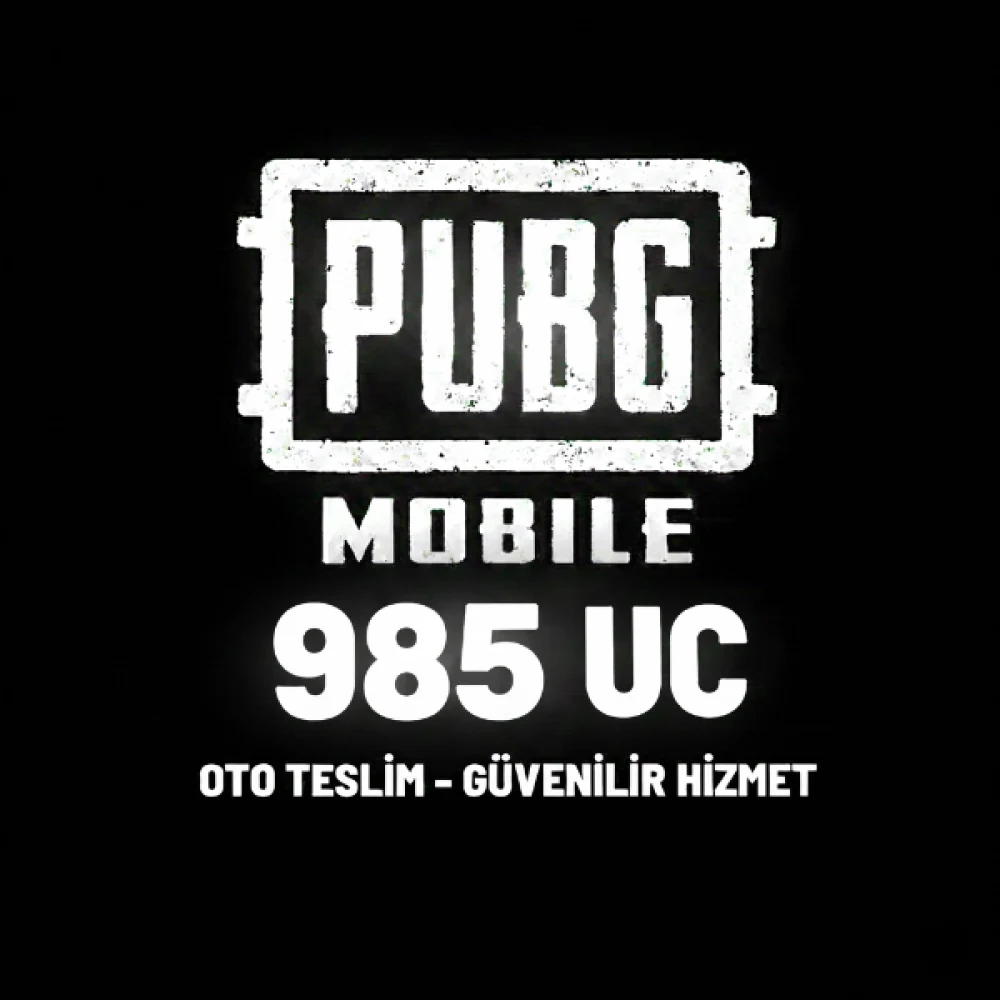 Pubg Mobile 985 UC (TR-Global) Sürpriz Paket
